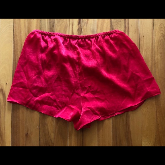 Faux Satin Shorts - Picture 2 of 2